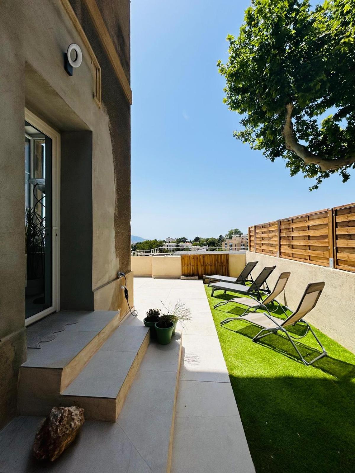 Maisons Detente Jardin, Terrasse Vue Mer Et Spa Marseilles Exterior foto